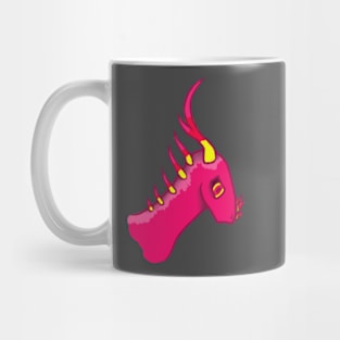 Fuschia Dragon :: Dragons and Dinosaurs Mug